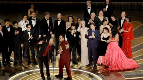 Everything Everywhere All At Once wins seven Oscars in three and a half ...