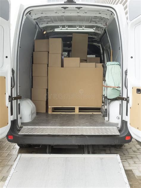 Interior of a truck. stock image. Image of delivery - 115923269