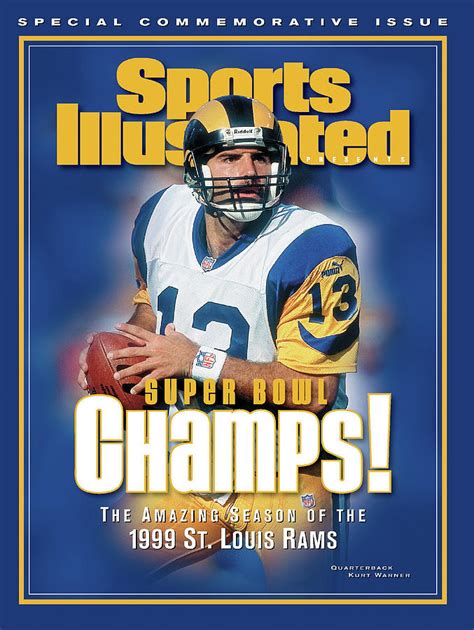 St. Louis Rams Qb Kurt Warner, Super Bowl Xxxiv Champions Sports ...