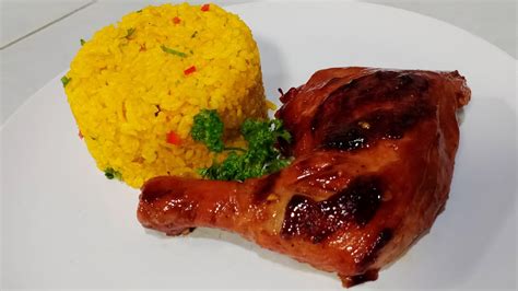 BEST FILIPINO CHICKEN BARBEQUE AND JAVA RICE RECIPE - YouTube