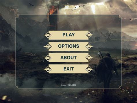 ArtStation - Game Menu Design