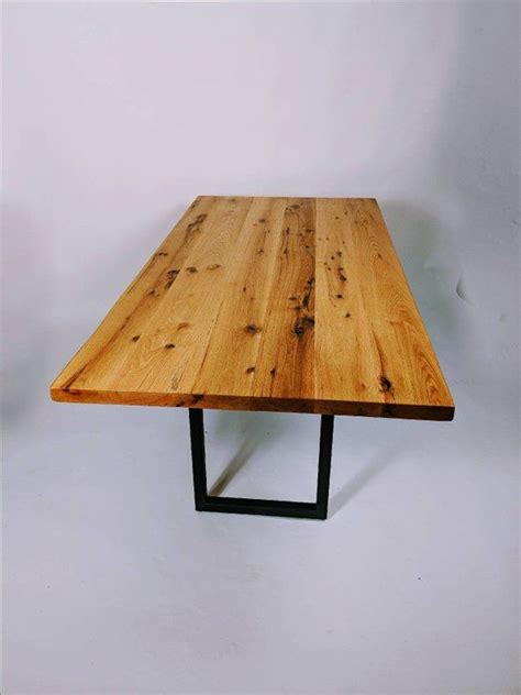 Reclaimed Wood Table Metal Base FREE SHIPPING - Etsy | Wood table ...