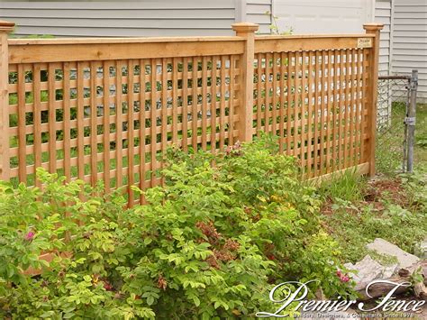 Wood Lattice Fence – Premier Fence