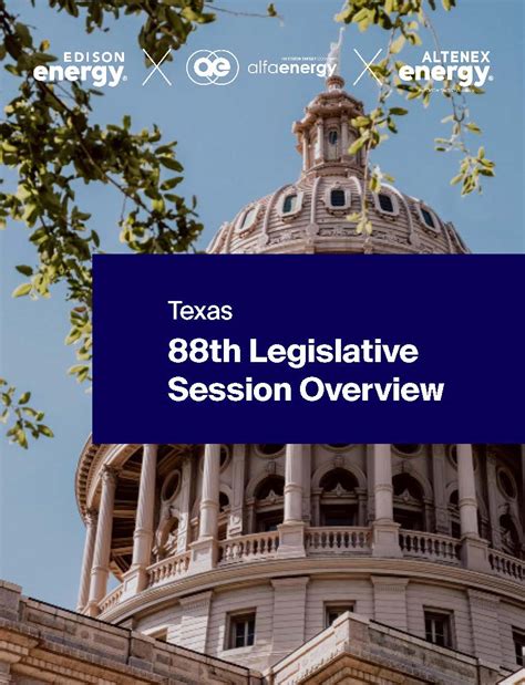 88th Texas Legislative Session Overview | Edison Energy