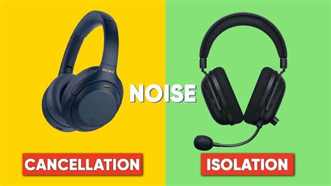 Noise Canceling vs Noise Isolation - What's The Difference - YouTube