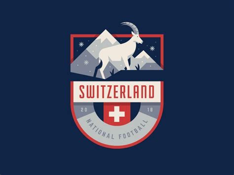 Switzerland by Trey Ingram Soccer Logo, Football Logo, Soccer Team, Typography Logo, Logo ...