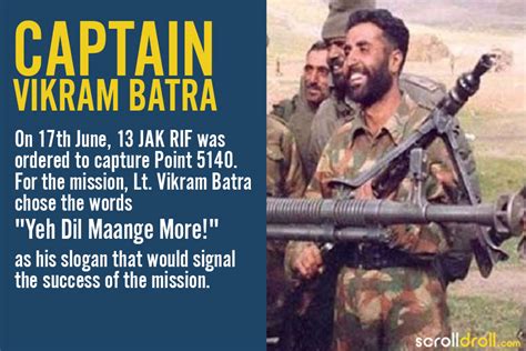 The Story of Captain Vikram Batra and His War Cry: Yeh Dil Maange More!