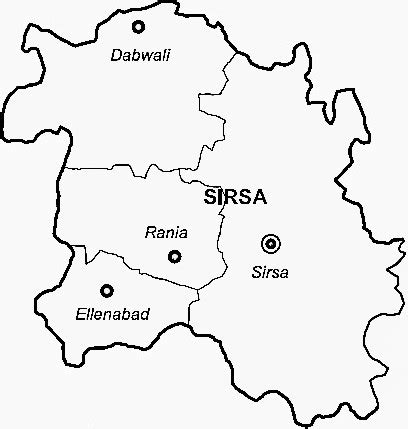 Sirsa District | Sirsa District Map