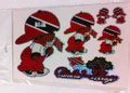 Trinidad & Tobago - Rude Boy Flag Stickers : Set Of 5 Different Sizes - Reggae Land Muzik Store