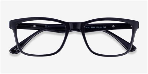 Ray-Ban RB5279 - Rectangle Black Frame Eyeglasses | Eyebuydirect Canada