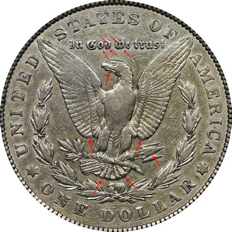 1901 Morgan Silver Dollar Doubled Die Reverse Coin Value Prices, Photos & Info