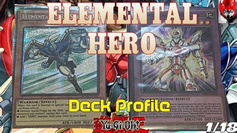 ELEMENTAL HERO DECK PROFILE |Yu-Gi-Oh! 1/18/23| - YouTube