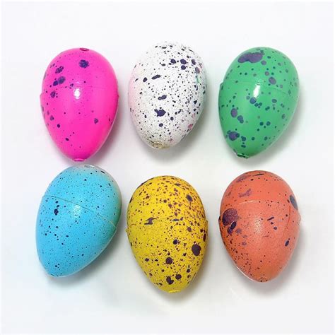 6 Pcs Easter Dinosaur Eggs Hatching Dino Egg Grow in Water Dino Eggs ...