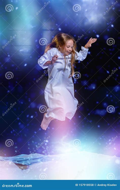 Flying in night dream stock photo. Image of lovely, delight - 157918558