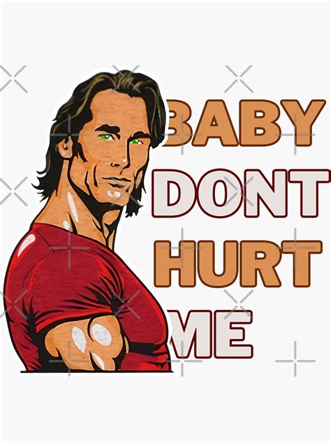 "Baby Don't Hurt Me Meme " Sticker for Sale by ins1ck | Redbubble