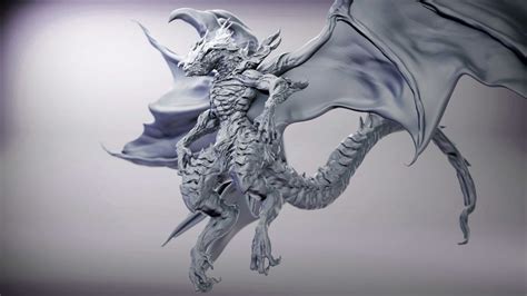 ArtStation - Bahamut , keita okada | Dragon tattoo art, Dragon pictures ...