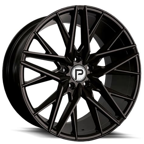 20" Pinnacle Wheels P106 Stellar Black Rims #PIN033-1