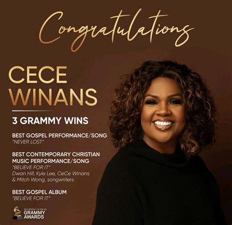 Cece Winans Wins 3 Grammys At The 2022 Grammy Awards | Boombuzz