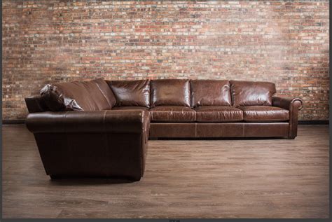 Winstonchurchill sectional in Rustic Leather extra large | Leather sectional, Leather furniture ...