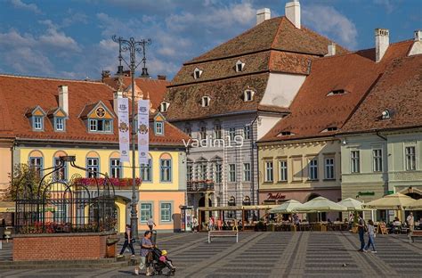 "Romania. Transylvania. Sibiu. Old Town. " by vadim19 | Redbubble