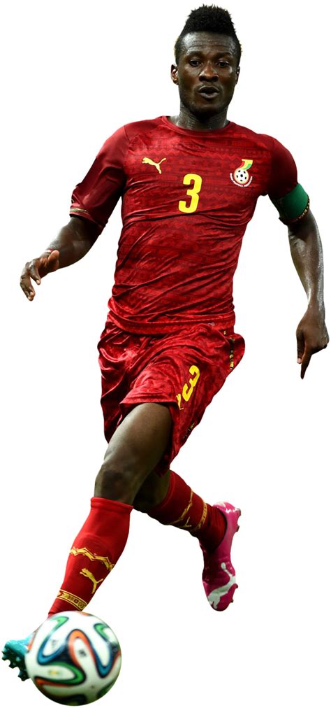 Asamoah Gyan render | FootyRenders.com