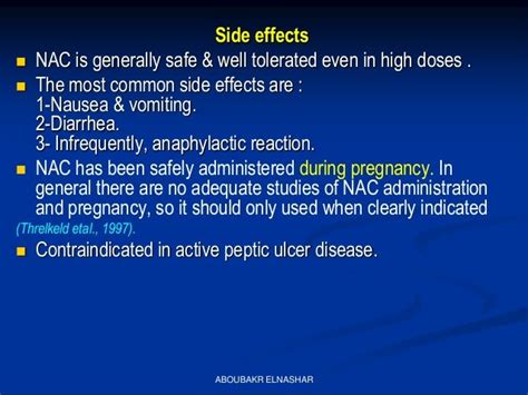 Uses of of N-acetyl Cysteine in Medicine, obstetrics, gynecology and…