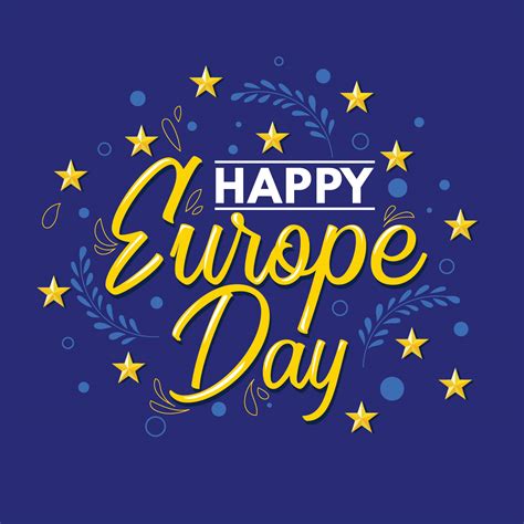 Happy Europe Day Template 203692 Vector Art at Vecteezy