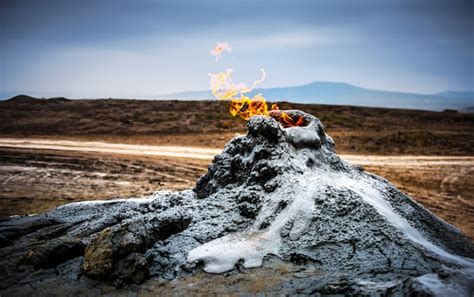 Premium Photo | Mud volcanoes of gobustan