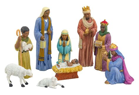 African American Nativity Scene - 9 piece set – It's A Black Thang.com