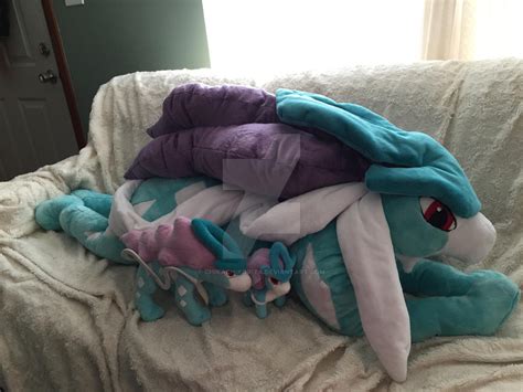 Giant Minky Suicune Plush by chikachikorita on DeviantArt