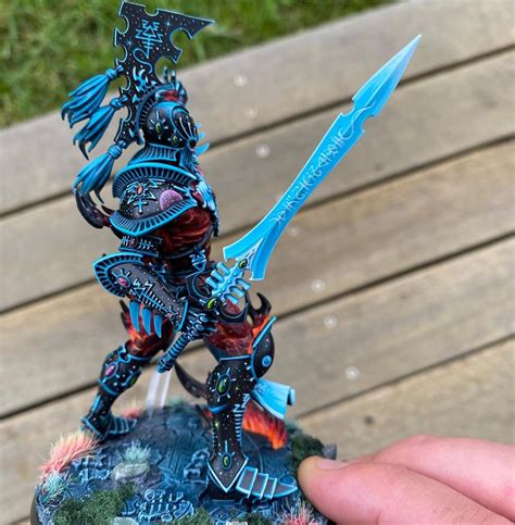 My Avatar of Khaine is complete :) : r/minipainting