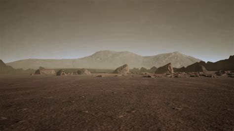 Fantastic Martian Landscape In Rusty Orange Stock Motion Graphics SBV ...