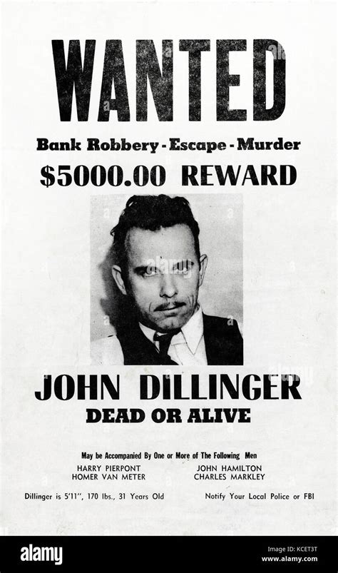 John dillinger john dillinger hi-res stock photography and images - Alamy