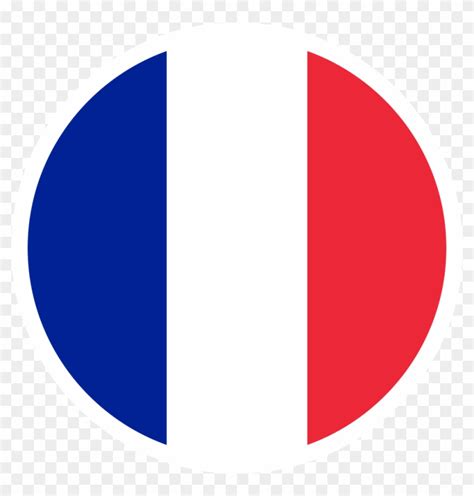 France Flag - France Flag Circle - Free Transparent PNG Clipart Images Download