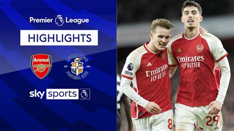 Arsenal 2-0 Luton | Premier League highlights | Football News | Sky Sports