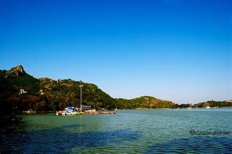 Mount Abu hill station of Rajasthan tourist spots. Nakki Lake and sunset point