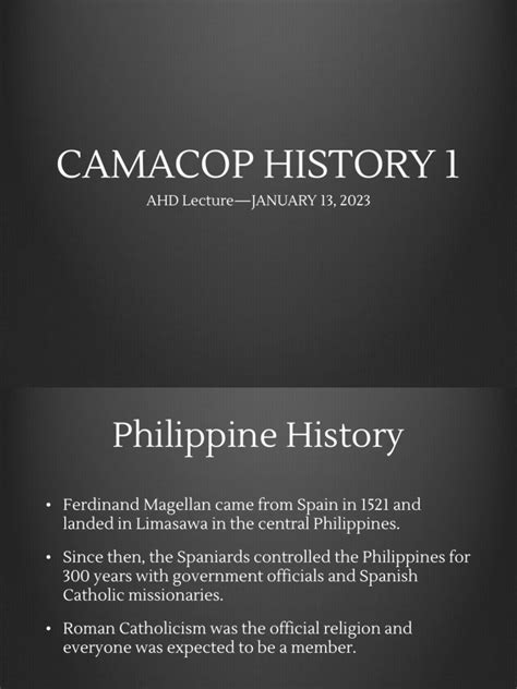 AHD Lecture-CAMACOP History | PDF | Christian Organizations | Christian Denominational Families