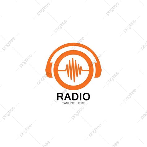 Radio Illustration Vector Art PNG, Radio Logo Template Vector Icon Illustration Design, Art ...