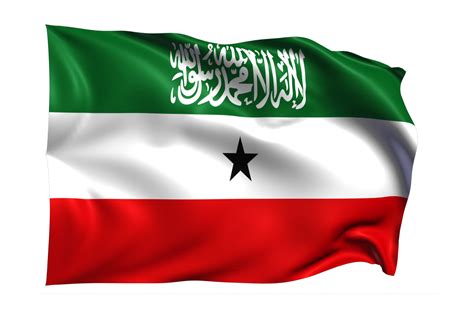 Somaliland Waving flag Realistic Transparent Background 15309508 PNG