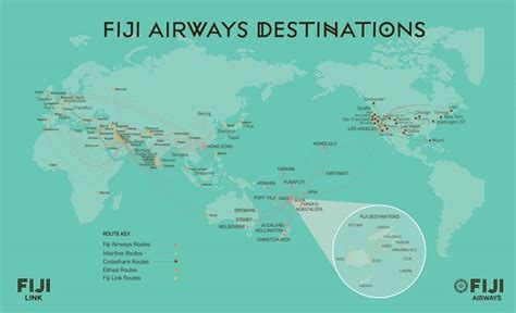 Flight Route Map | Fiji Airways