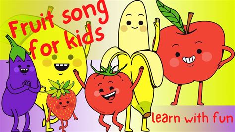 Fruits in English । Preschooler fruit song । ABC Phonic Song Preschool ...