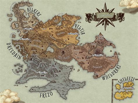 Inkarnate Custom Parchment Style World Map for Dungeons and Dragons - Etsy