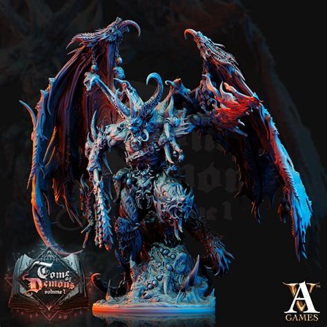 Demon Lord of Chaos Dnd Miniature Balor Demon Miniatures - Etsy