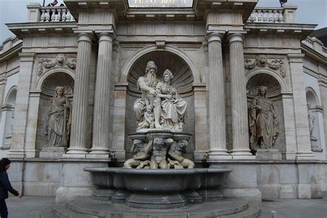 Vienna Architecture Austria Danubius Fountain - 444 :: World All Details