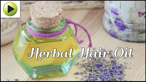 DIY Herbal Hair Oil - YouTube