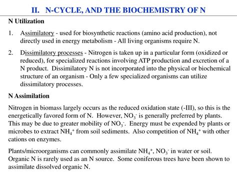 PPT - BIOGEOCHEMISTRY OF NITROGEN PowerPoint Presentation, free download - ID:158338