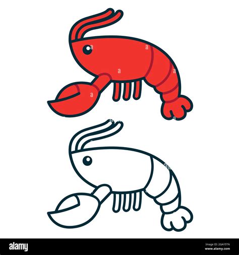 Lobster Clip Art Black And White