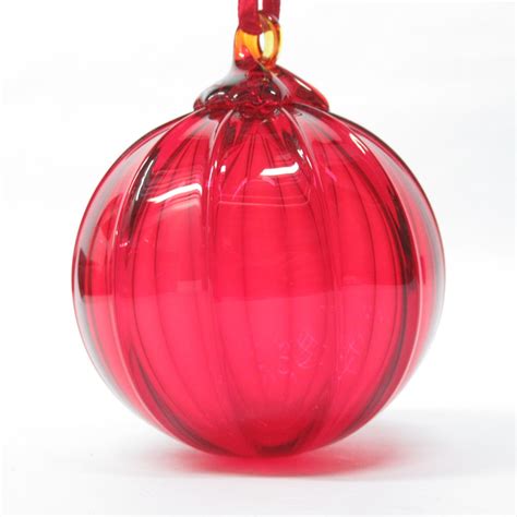 Tiffany & Co. Red Glass Ornament