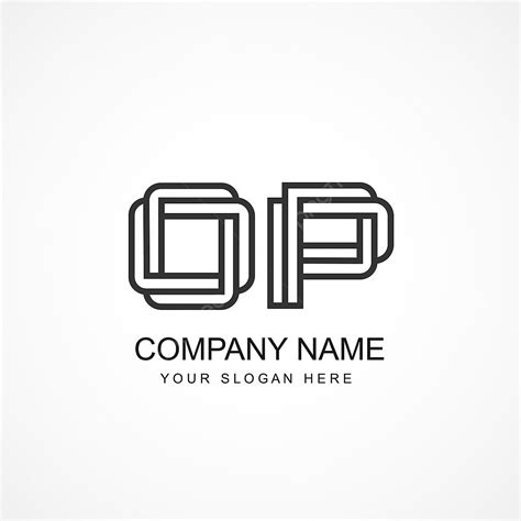 Op Logo Vector Design Images, Initial Letter Op Logo Template, Abstract, Logo, Template PNG ...