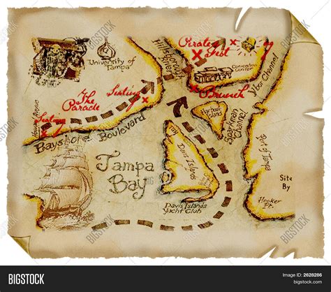 Old Map.Treasure. Image & Photo (Free Trial) | Bigstock